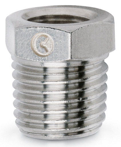 3/4" BSPT M x 1/2" BSPP F REDUCING BUSH - 2530 3/4-1/2